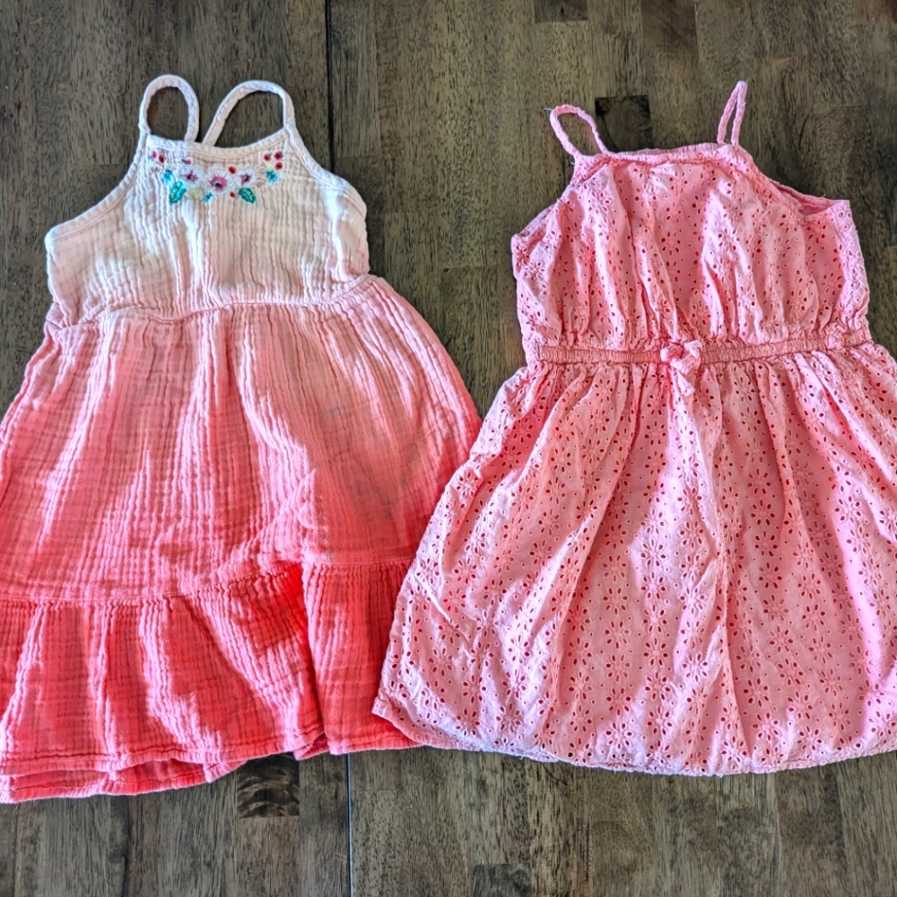 Girls sundresses, size 5t